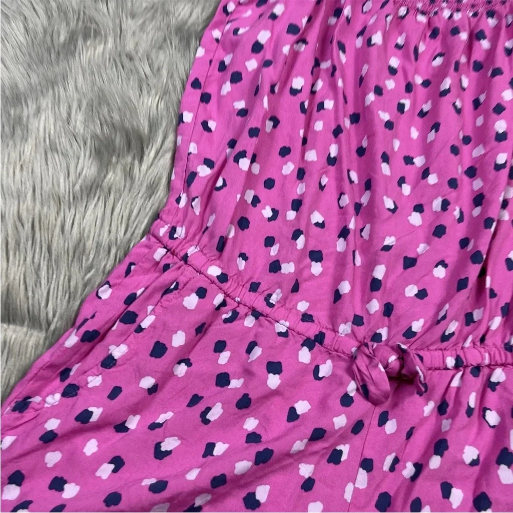 Cat & Jack Girls Pink Bubble Color Dot Romper Size XL
